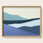 Layered 1-3 - Abstract Landscape Serving Tray Gallery Image 1