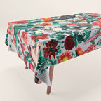 FLORAL AND BIRDS XIV Tablecloth Gallery Image 1