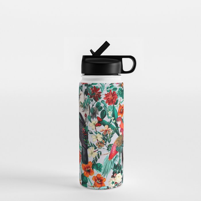 FLORAL AND BIRDS XIV Water Bottle Gallery Image 1
