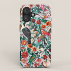 FLORAL AND BIRDS XIV iPhone Case Gallery Image 1