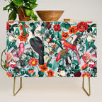 FLORAL AND BIRDS XIV Credenza Gallery Image 1
