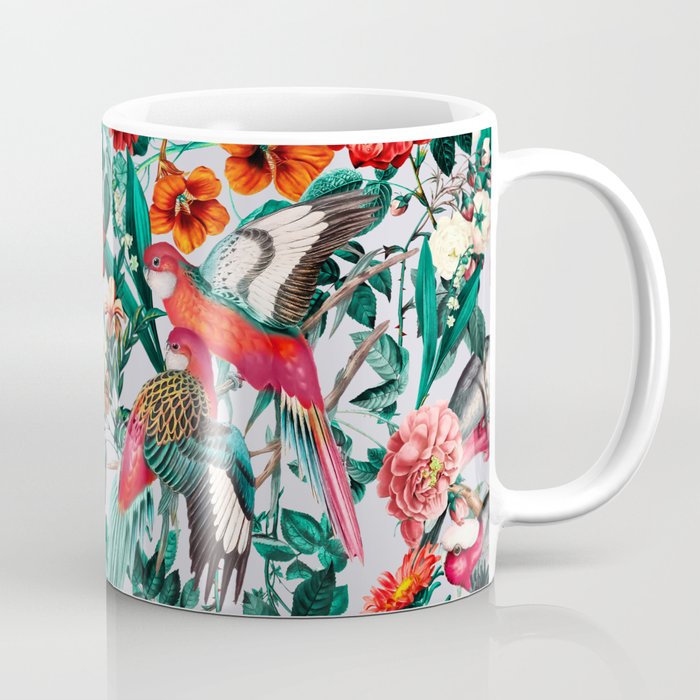FLORAL AND BIRDS XIV Coffee Mug Gallery Image 1