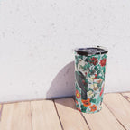 FLORAL AND BIRDS XIV Travel Mug Gallery Image 4