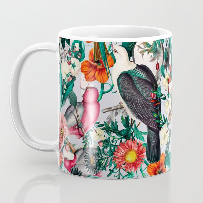 FLORAL AND BIRDS XIV Coffee Mug Gallery Image 3