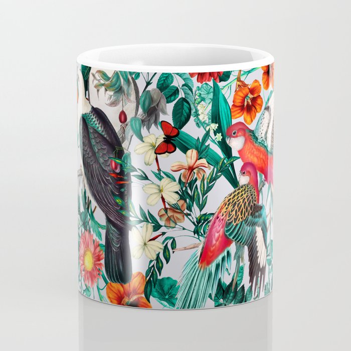 FLORAL AND BIRDS XIV Coffee Mug Gallery Image 4