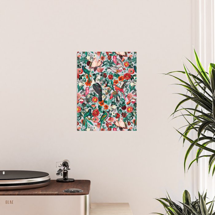 FLORAL AND BIRDS XIV Poster Gallery Image 2