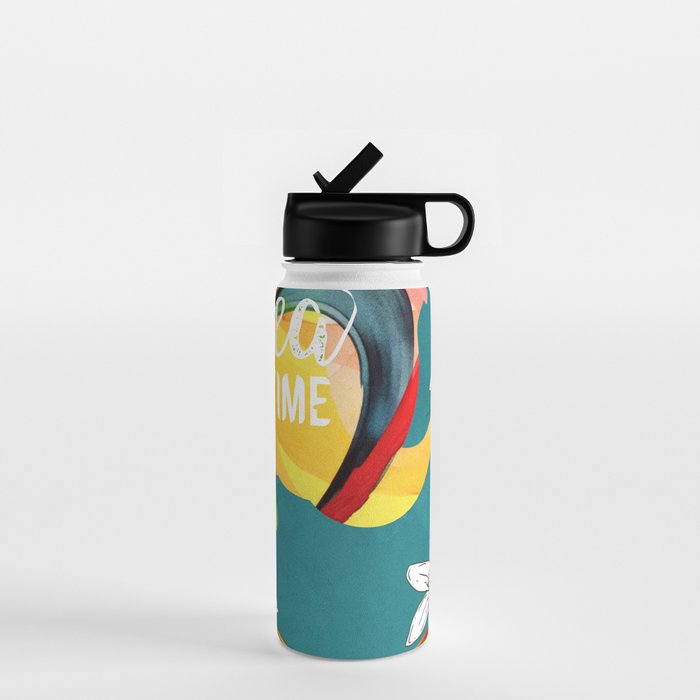 Tea Time 3 Water Bottle Gallery Image 1