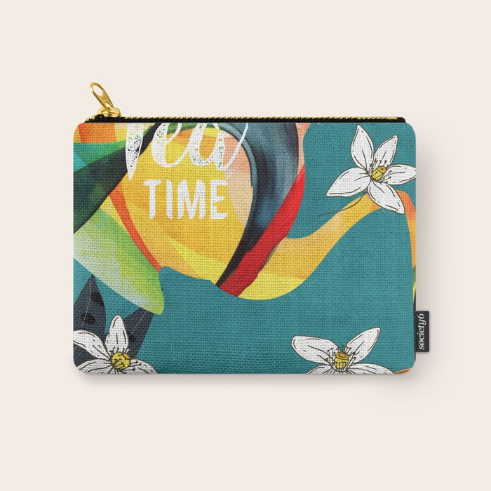 Tea Time 3 Carry All Pouch Gallery Image 1