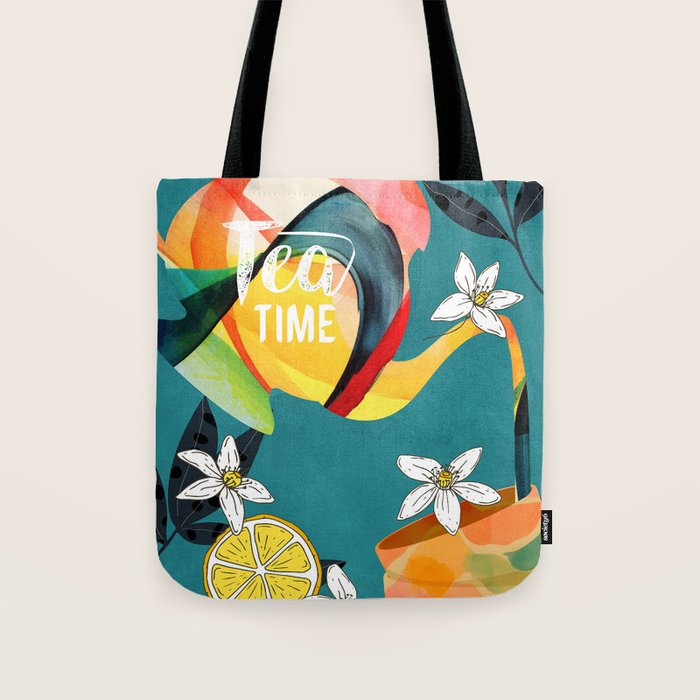 Tea Time 3 Tote Bag Gallery Image 1