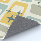 Mid Century Modern Abstract 132 Winter Yellow Gray and Blue Rug Gallery Image 4