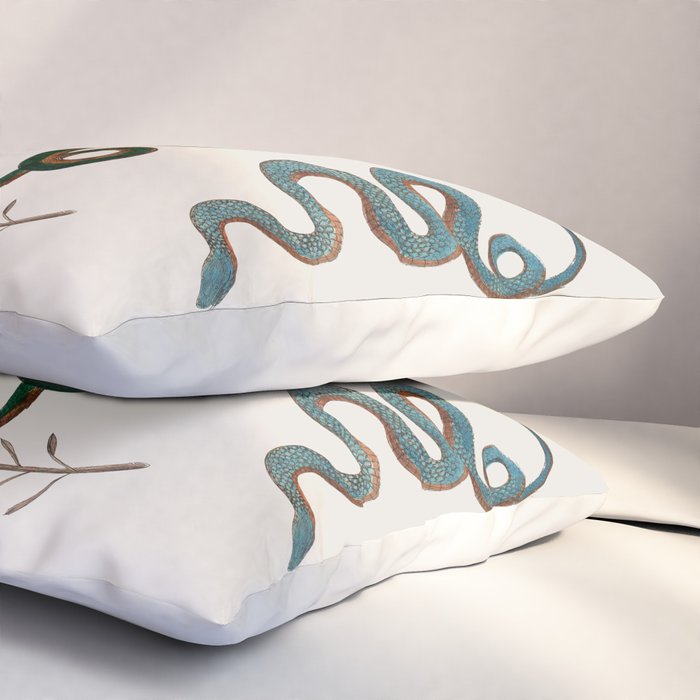 Albertus Seba Baby Breath Snakes  Pillow Sham Gallery Image 3