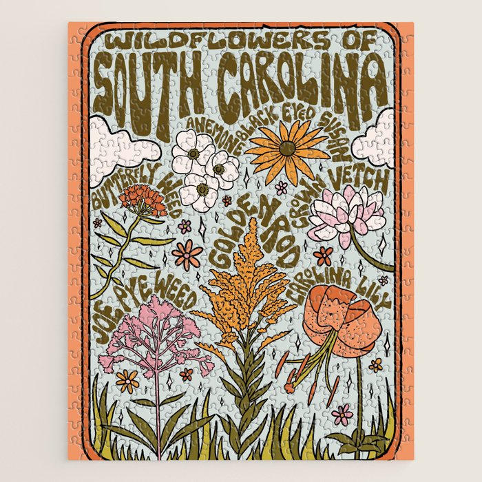South Carolina Wildflowers Jigsaw Puzzle Gallery Image 1