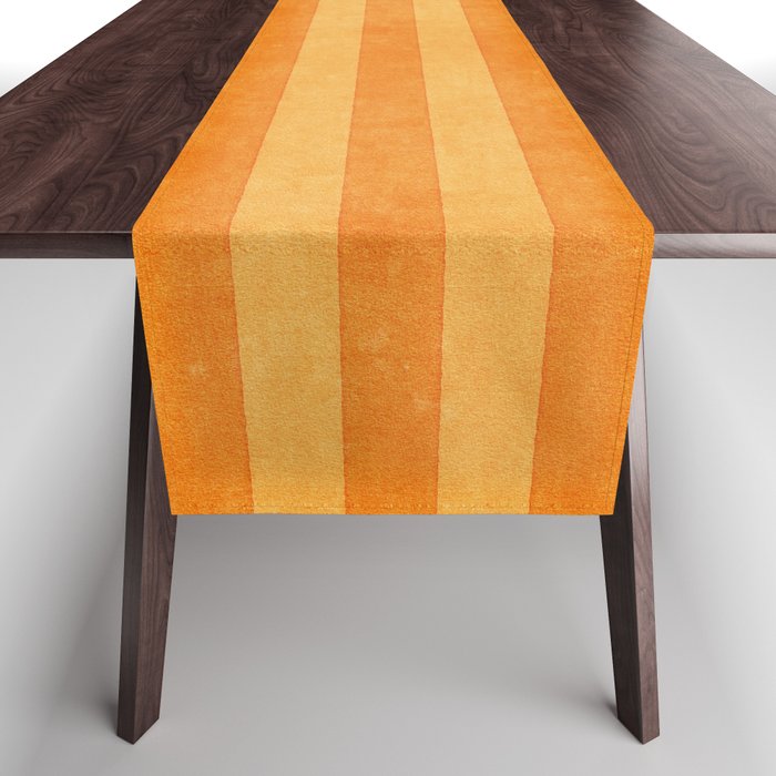 STRIPES - 004 - orange Table Runner Gallery Image 1