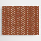 Boho Big Arrows in Rust Jigsaw Puzzle Gallery Image 1