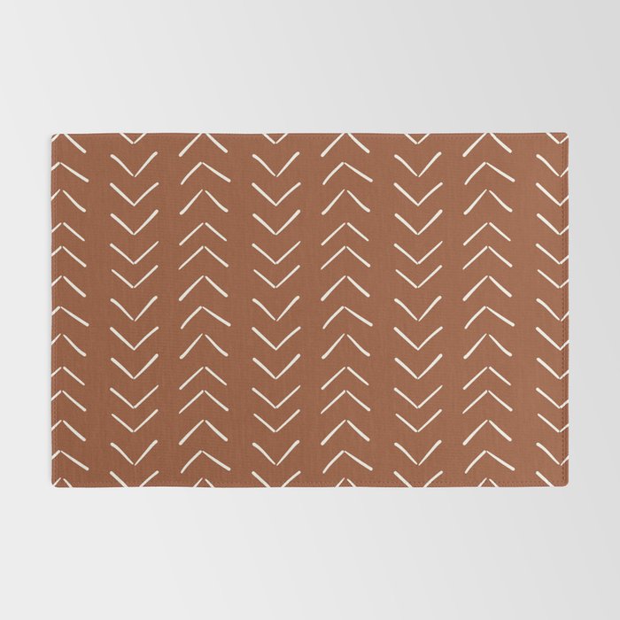 Boho Big Arrows in Rust Rug Gallery Image 2