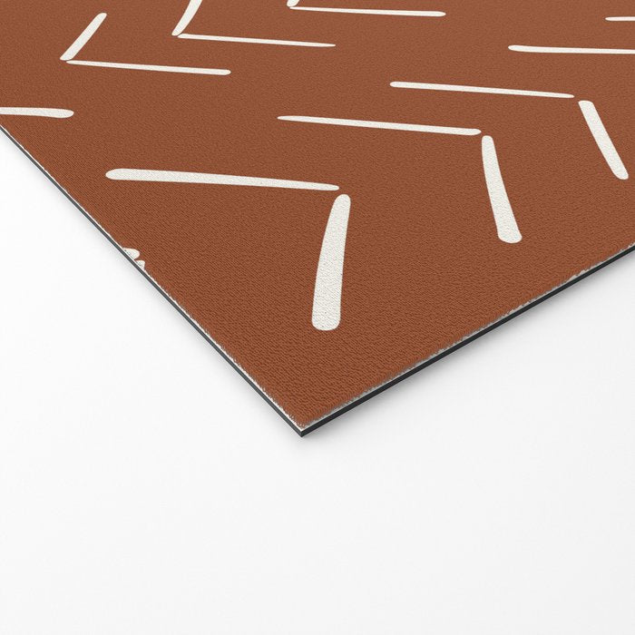 Boho Big Arrows in Rust Welcome Mat Gallery Image 2