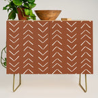 Boho Big Arrows in Rust Credenza Gallery Image 1