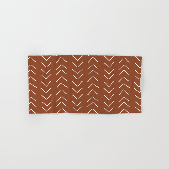 Boho Big Arrows in Rust Bath Towel Gallery Image 1