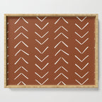 Boho Big Arrows in Rust Serving Tray Gallery Image 1