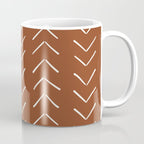 Boho Big Arrows in Rust Coffee Mug Gallery Image 1