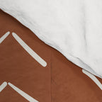 Boho Big Arrows in Rust Comforter Gallery Image 4