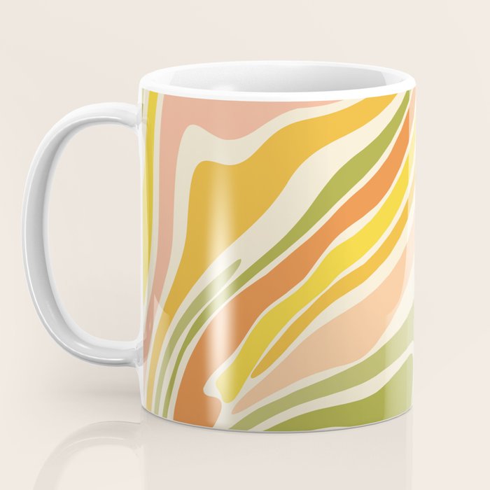 Rainbow Marble  Coffee Mug Gallery Image 3