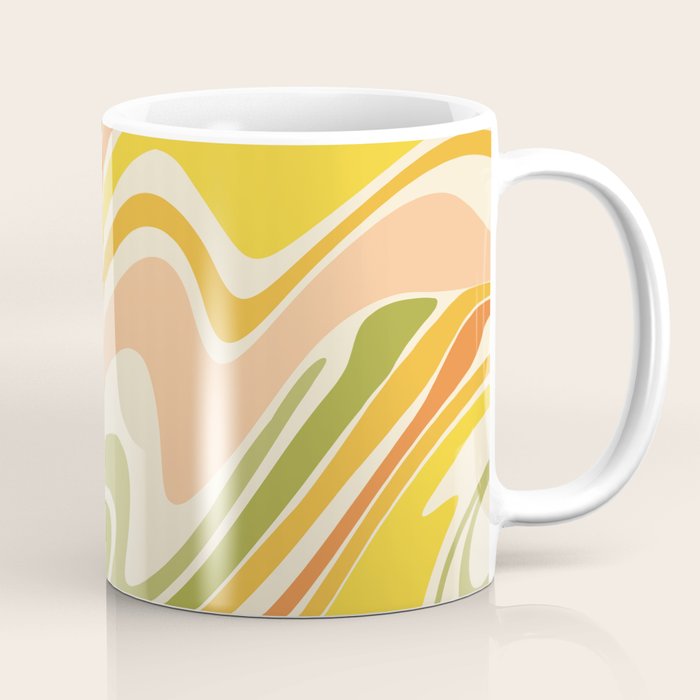 Rainbow Marble  Coffee Mug Gallery Image 1