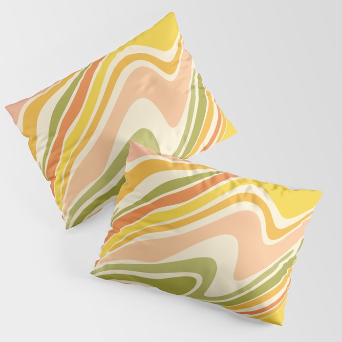 Rainbow Marble  Pillow Sham Gallery Image 1