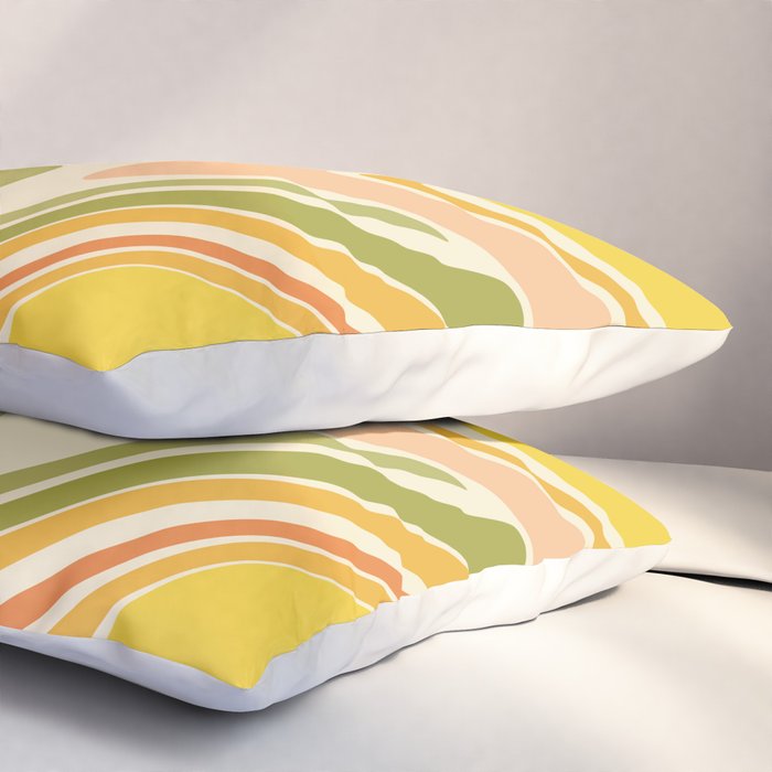 Rainbow Marble  Pillow Sham Gallery Image 3