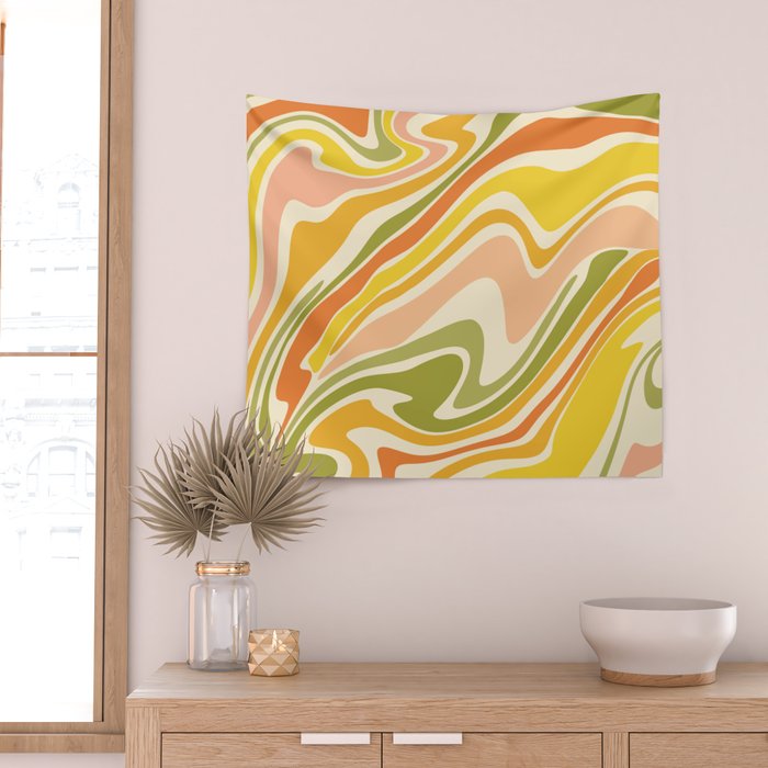 Rainbow Marble  Wall Tapestry Gallery Image 2