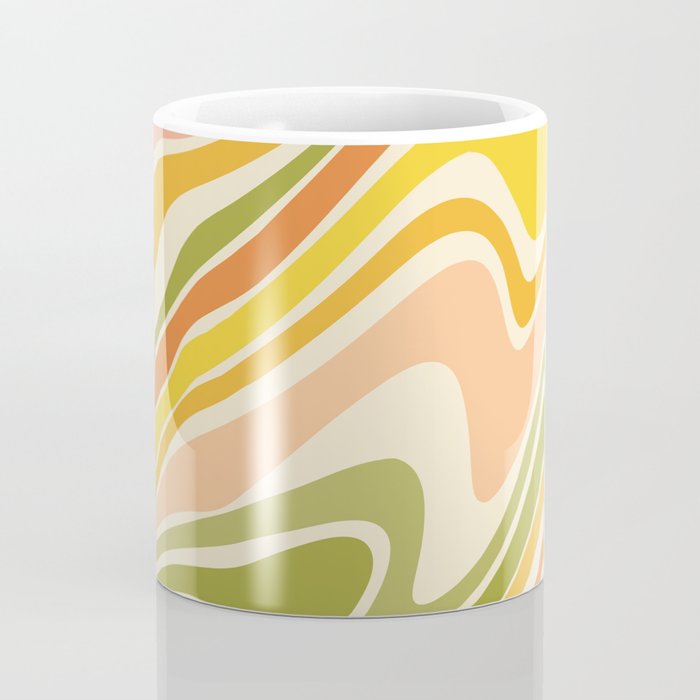 Rainbow Marble  Coffee Mug Gallery Image 4