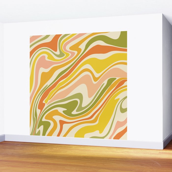 Rainbow Marble  Wall Mural Gallery Image 2
