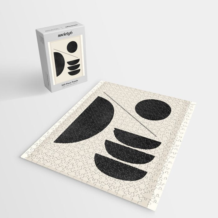 Modern Abstract Minimal Shapes 187 Jigsaw Puzzle Gallery Image 2