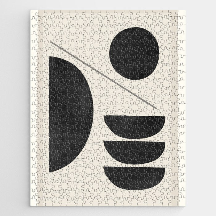 Modern Abstract Minimal Shapes 187 Jigsaw Puzzle Gallery Image 1