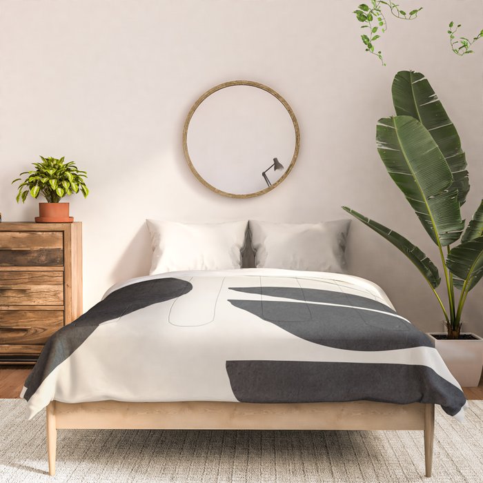 Modern Abstract Minimal Shapes 187 Comforter Gallery Image 3