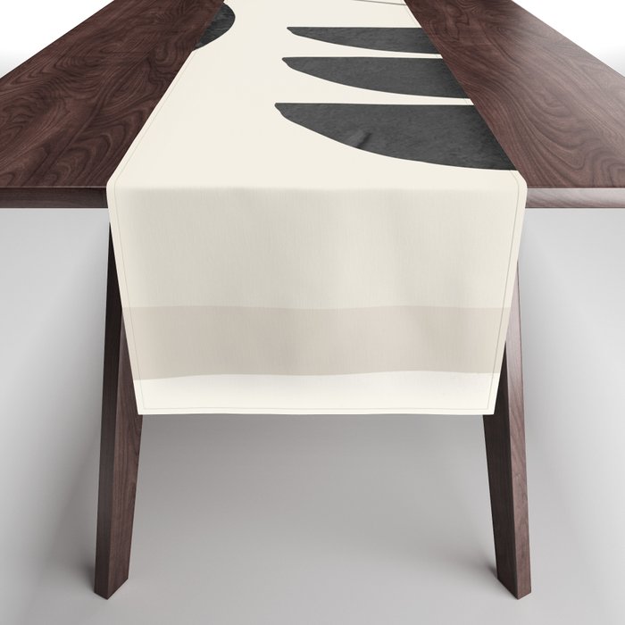 Modern Abstract Minimal Shapes 187 Table Runner Gallery Image 1