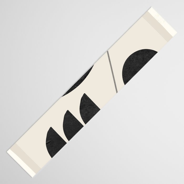 Modern Abstract Minimal Shapes 187 Table Runner Gallery Image 3