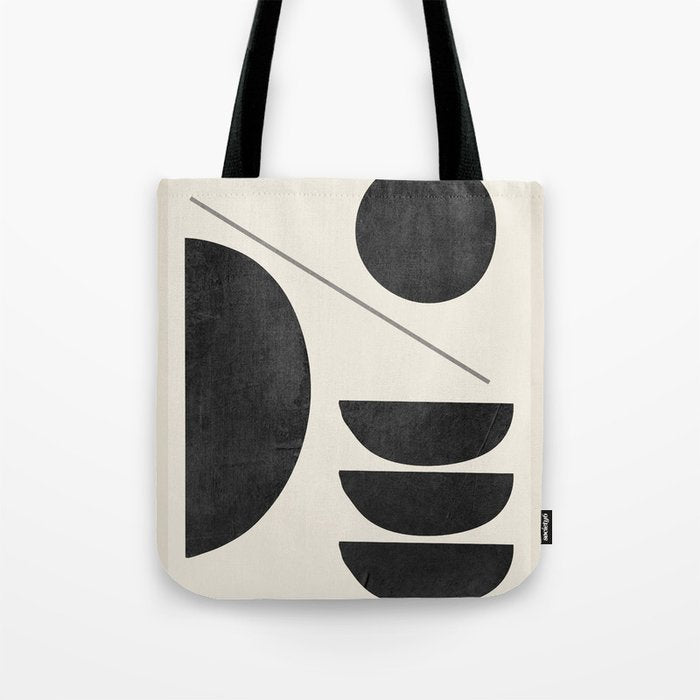 Modern Abstract Minimal Shapes 187 Tote Bag Gallery Image 1