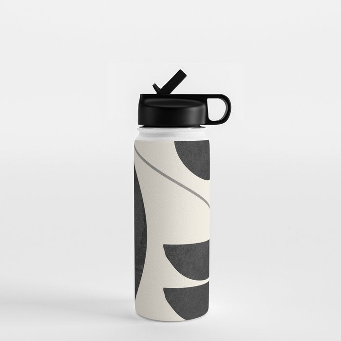 Modern Abstract Minimal Shapes 187 Water Bottle Gallery Image 1