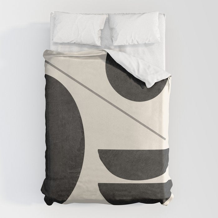 Modern Abstract Minimal Shapes 187 Duvet Cover Gallery Image 6