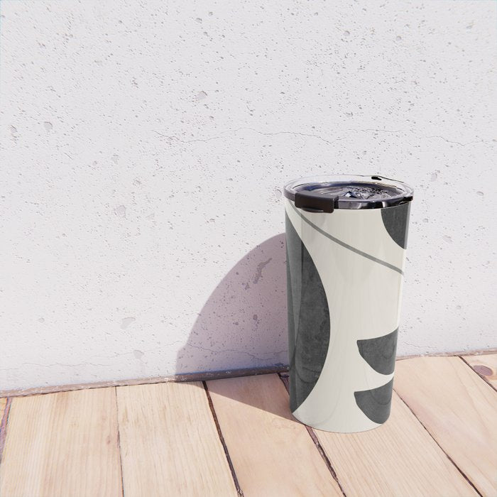 Modern Abstract Minimal Shapes 187 Travel Mug Gallery Image 4