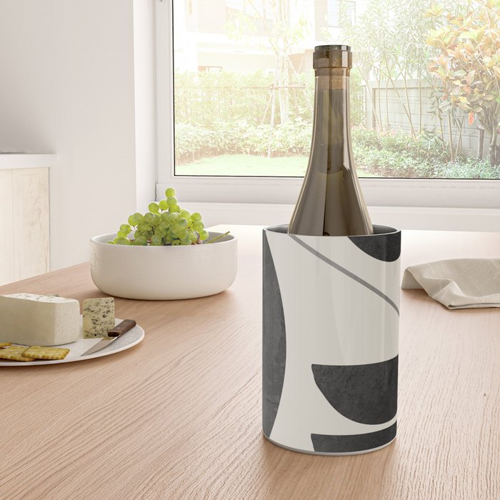 Modern Abstract Minimal Shapes 187 Wine Chiller Gallery Image 4