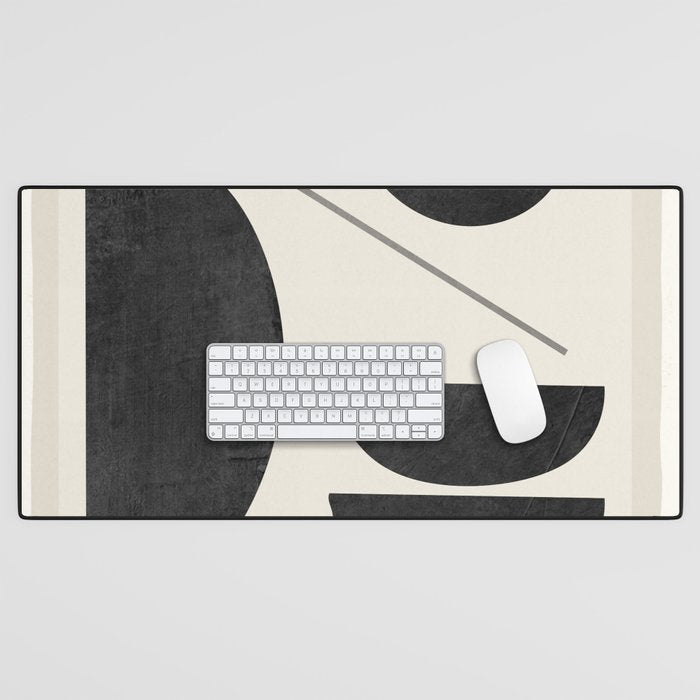 Modern Abstract Minimal Shapes 187 Desk Mat Gallery Image 1