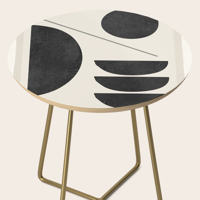 Modern Abstract Minimal Shapes 187 Side Table Gallery Image 2