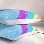 Rainbow Sparkle Unicorn Pillow Sham Gallery Image 3