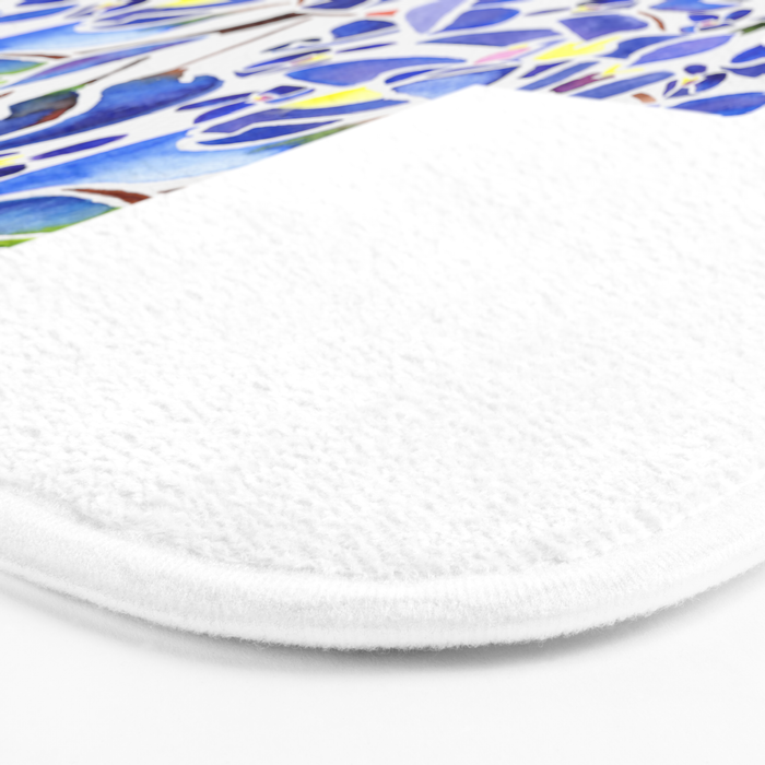 Texas State Bluebonnets Bath Mat Gallery Image 3