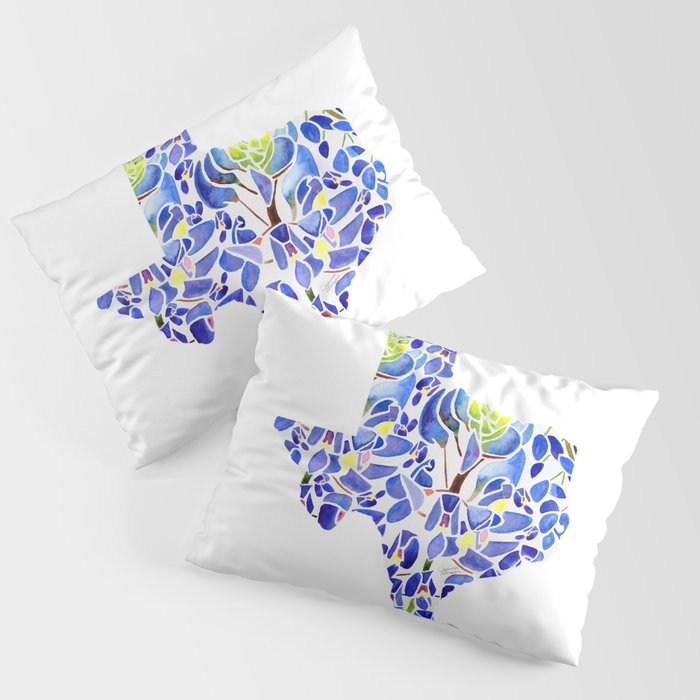 Texas State Bluebonnets Pillow Sham Gallery Image 3