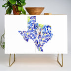 Texas State Bluebonnets Credenza Gallery Image 1