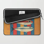 Stripes of the Sea Laptop Sleeve Gallery Image 2