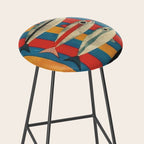 Stripes of the Sea Stool Gallery Image 2